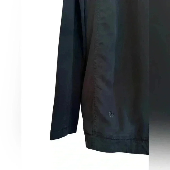 Lululemon Women's Blissed Out Organic Cotton Hooded Wrap Cardigan Sweater - Picture 6 of 15